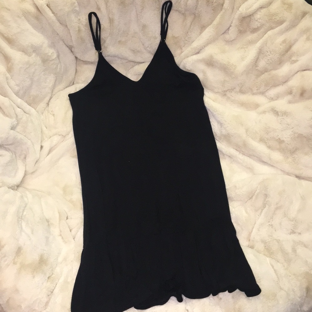 Little black dress slip dress
